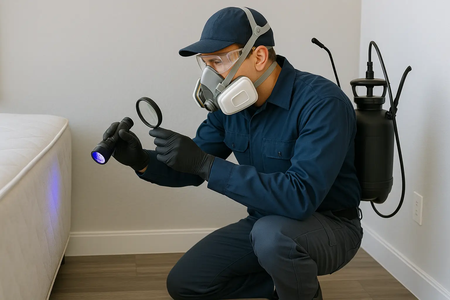 Expert SOSPunaise73 réalisant un diagnostic professionnel des nuisibles en Savoie, Haute-Savoie et Isère