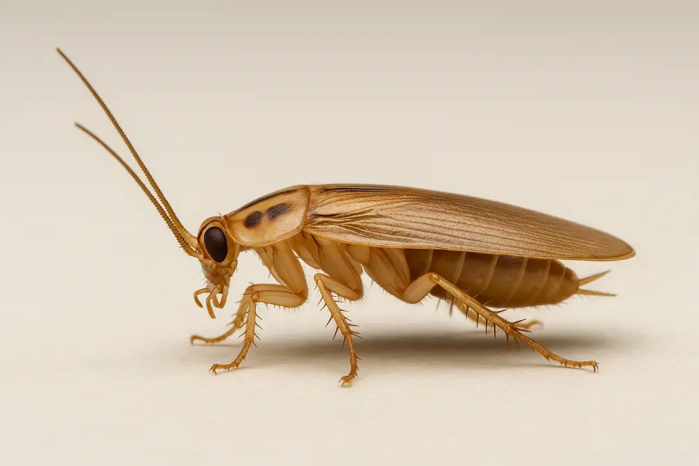 Blatte germanique adulte - identification des caractéristiques distinctives